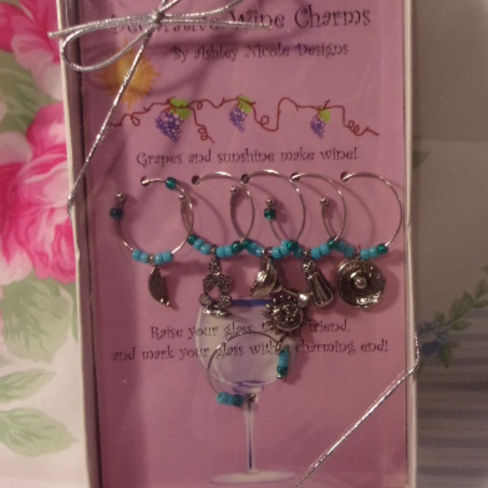 Ashley Nicole Designs Stem Wear Wine Glass Charms